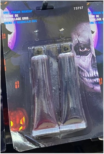 GENERIC Halloween Costume Effects - Crema de Maquillaje Gris