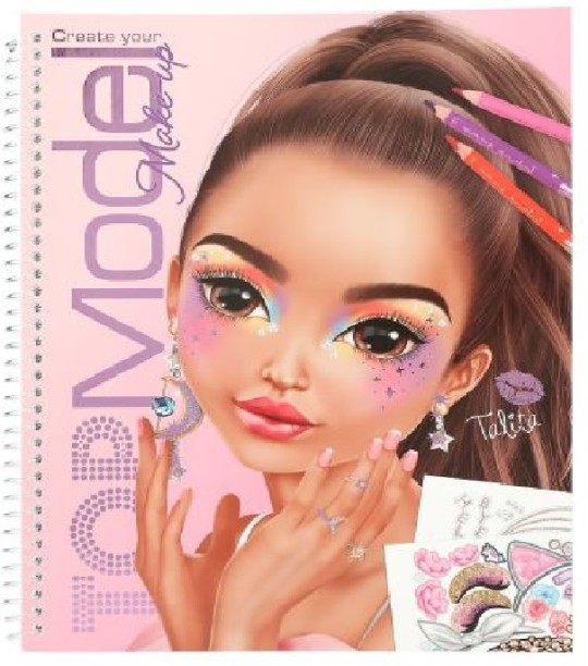 depesche Top Model Make Up Colouring Book