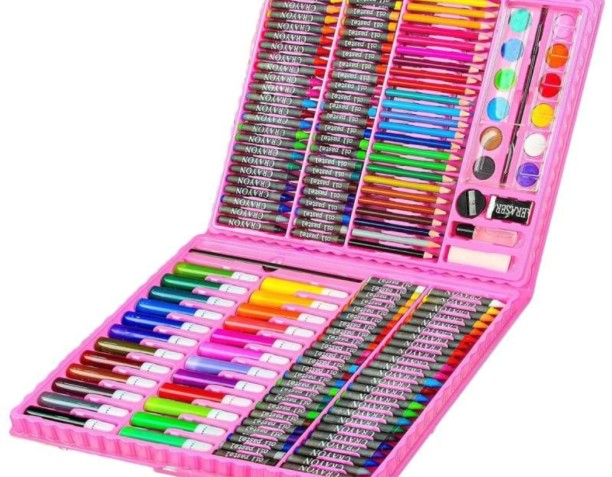 VIVIDITTO Art Supplies 168 Pack Drawing Kits Painting Art Set Gifts Bo