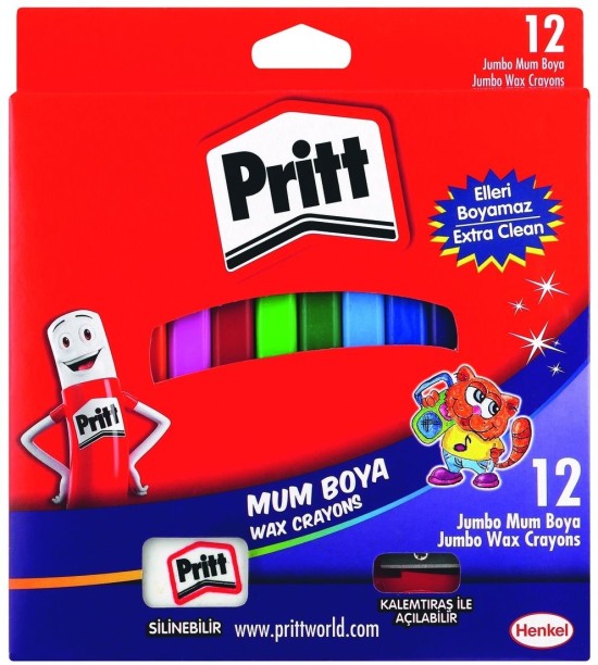 Pritt Jumbo Wax Crayons