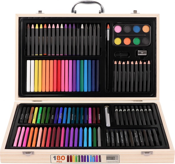 Beifa Wooden Box Art Set-180 pcs