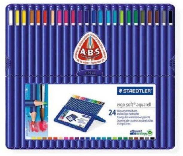 Staedtler Colour pencil ergosoft aquarell,24pc FSC 100%
