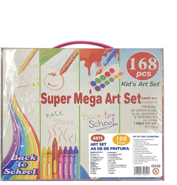 BEIFA Wooden Box Art Set-168 pcs