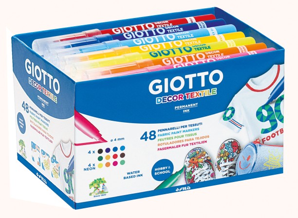 GIOTTO D�cor Textile Marker Set of 48