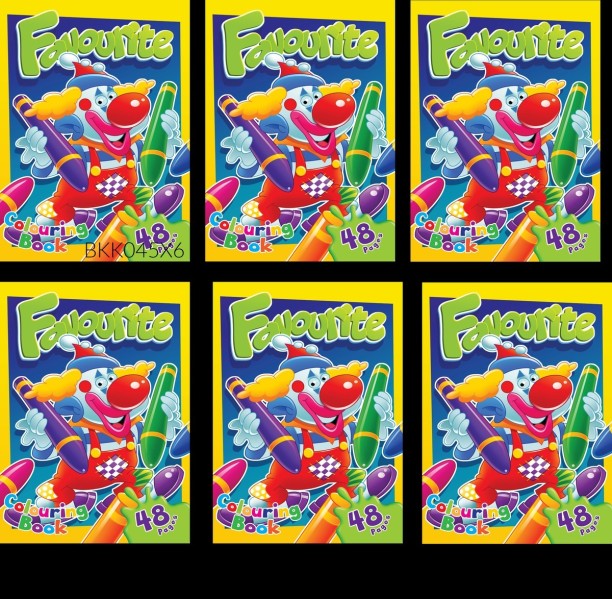 Butterfly Colouring Book - Favourite (48 Pages) Np X6