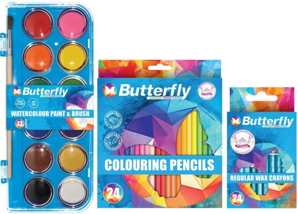 Butterfly Art Colour Bundle (24)