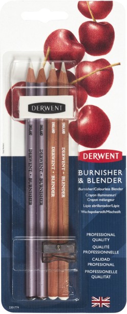 Derwent blender and burnisher set