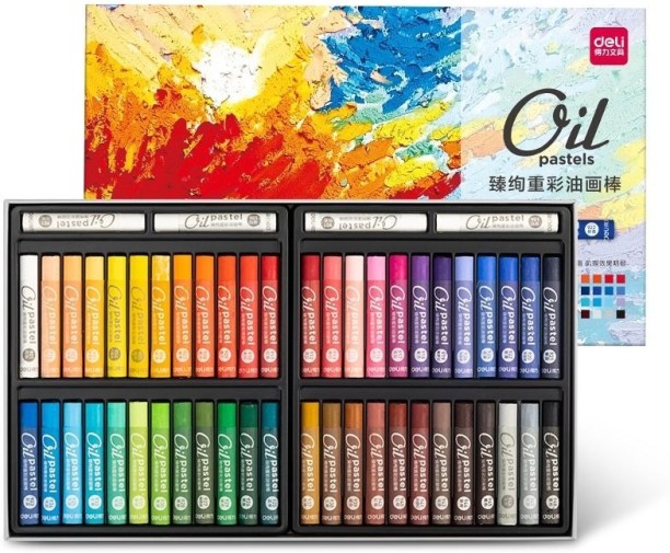 Deli Oil Pastel Set 48 Colors