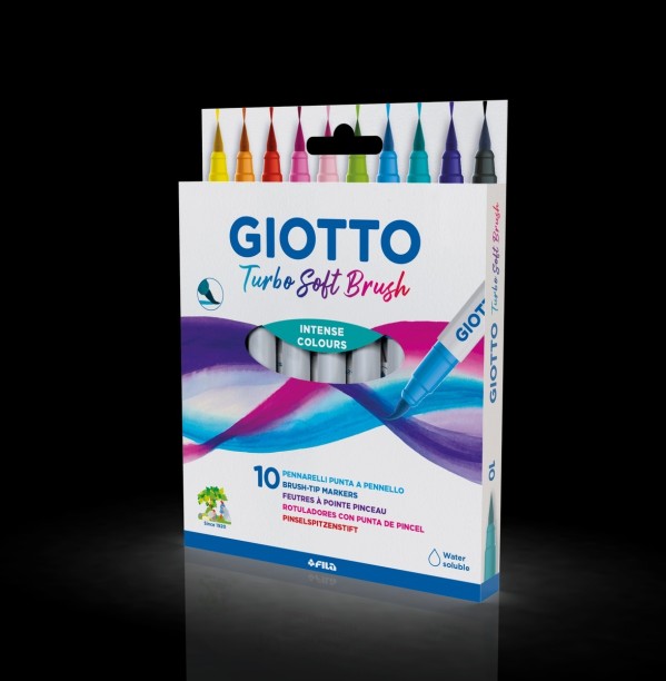 Giotto Turbo Soft Brush Tip Pens