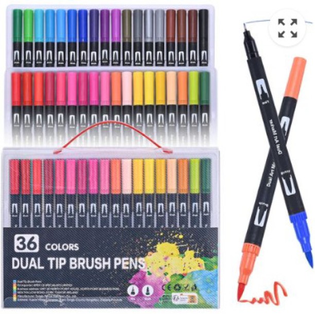 VIVIDITTO Tip Brush Pen Set