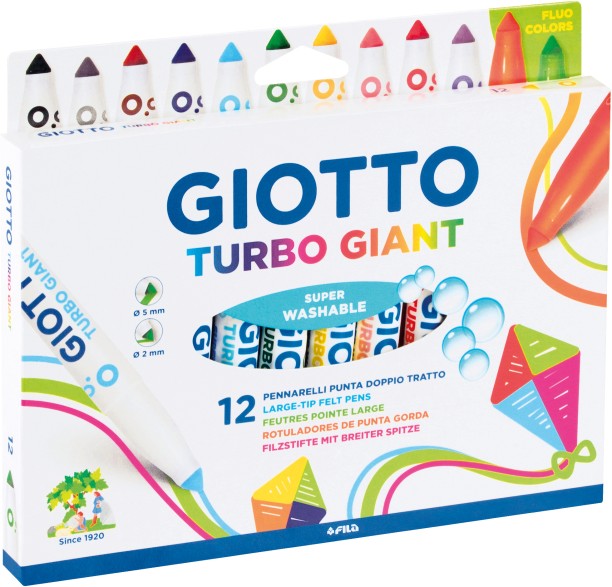 GIOTTO Turbo Giant Marker Set of 12