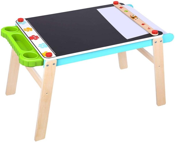 TookyToy 2-in-1 Chalkboard & Art Table
