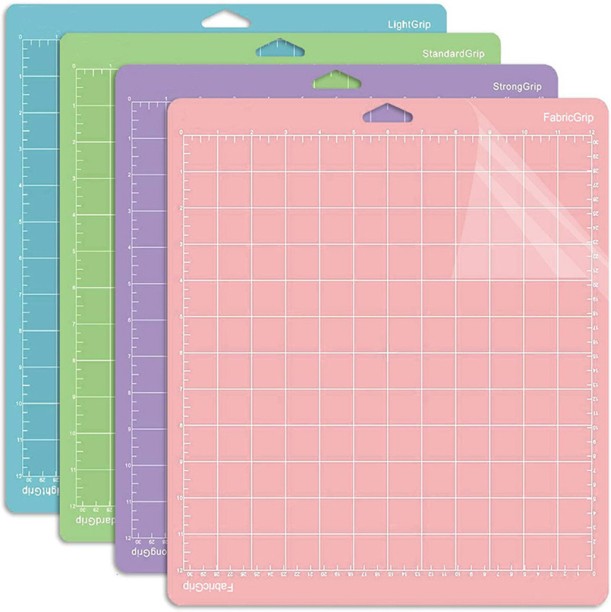 Blue Carbon 4 Pack Cutting Mat for Cricut Explore/One/Air/Air 2/Maker (33x35.5cm)