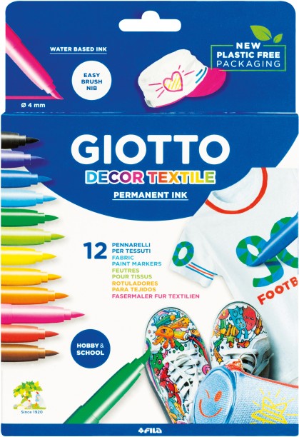 GIOTTO D�cor Textile Marker Set of 12