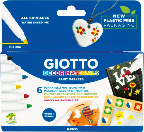 GIOTTO D�cor Materials Marker Set of 6