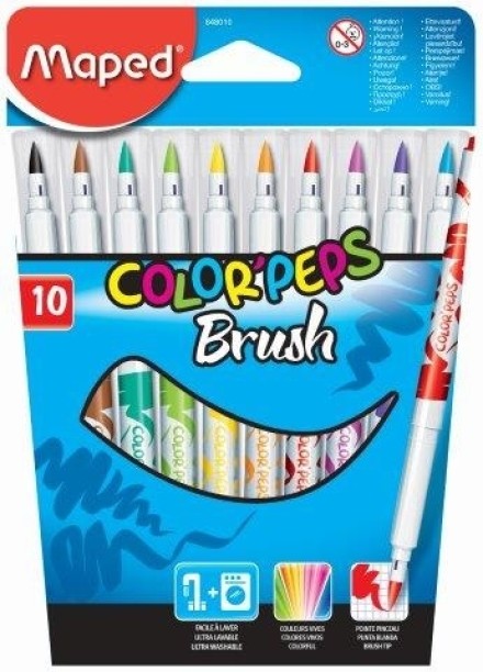 Maped Color'Peps Brush Tip 10's
