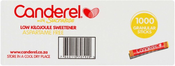 Canderel Low kilojoule sweetner with Sucralose Sweetener