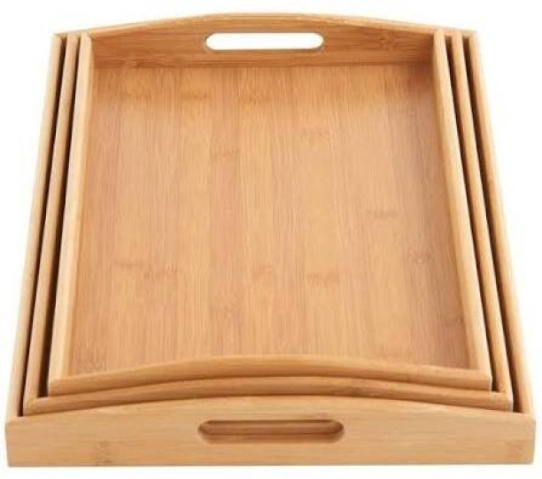 bambo wooden WQT-100 Brown Wood Ashtray