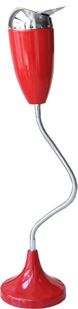 ALANES AT102 Red, Silver Plastic Ashtray