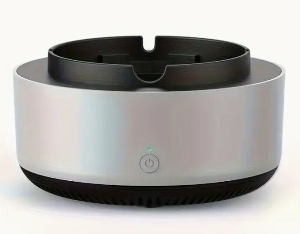 Smart Ashtray Self - Extinguishing Ashtray Grey Plastic Ashtray