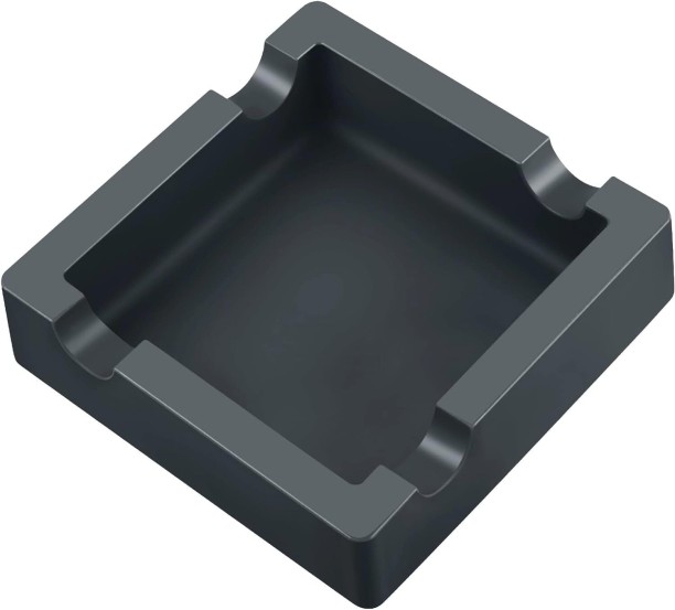 OMGift ta01-776-1 Black Silicone Ashtray