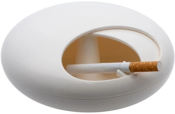 Balvi BV24380 White Plastic Ashtray