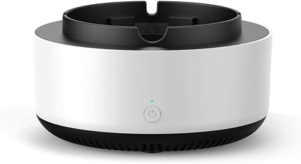 Synergy360 01 Black, White Plastic Ashtray