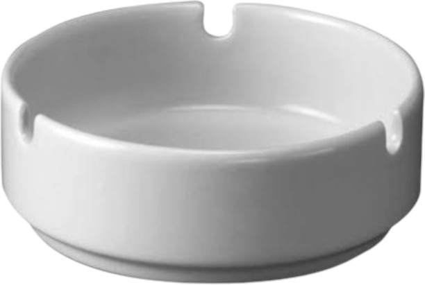 Crockery Centre AD26074 White Porcelain Ashtray