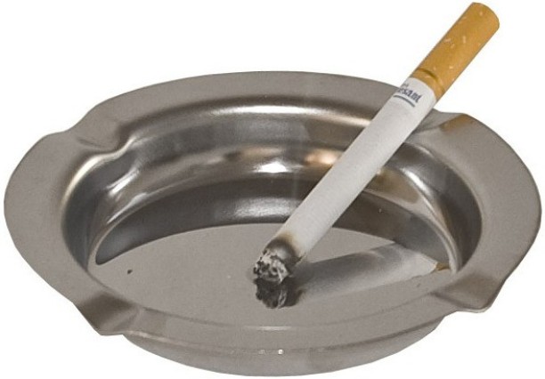 Charms ROUND - SMALL Steel Stainless Steel Ashtray