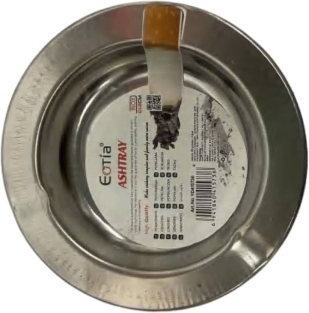 Eotia YD-415736 Silver Stainless Steel Ashtray