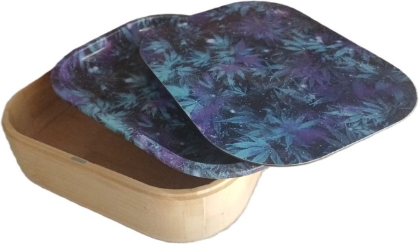 CDSA Storage box Blue Wood Ashtray