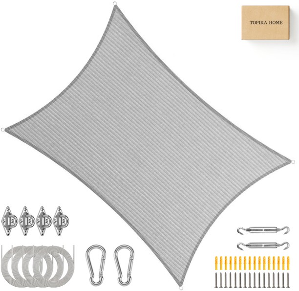 Topika Umbrellas Shade Sail HDPE UV Block Canopy Awning