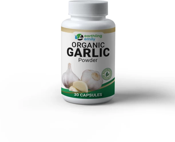Earthling Emily ORGANIC GARLIC 60 CAPSULES