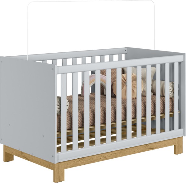 Linx Luan 2-1 Convertable Baby Cot Standard Crib Rectangular
