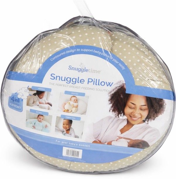Snuggletime Pillow 4in1 essential breastfeeding support Travel Crib Contoured U-shaped pillow