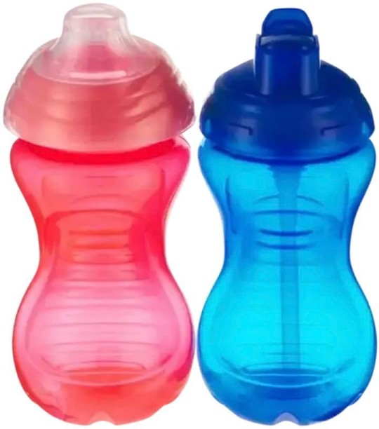 Nineteen04 Soft Spout Bottle and Straw Bottle Cup Set - 300 ml