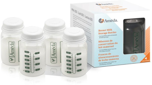 Ameda Breastmilk storage bottles - 120 ml