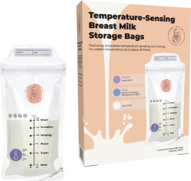 Mommy Material Temperature-Sensing Breast Milk Storage Bags - 180ml - 180 ml