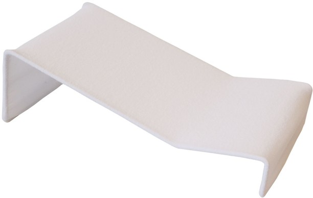 Snuggletime Baby Bather Towelling - Colour: White