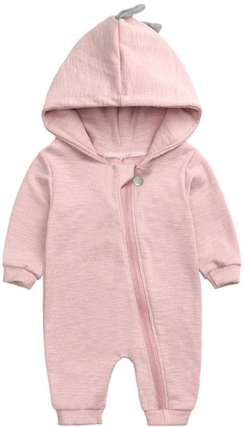 ALANES Dinosaur Baby Costume Onesie Cotton Cartoon Romper Cute Jumpsuit Hoodie Costume Wear