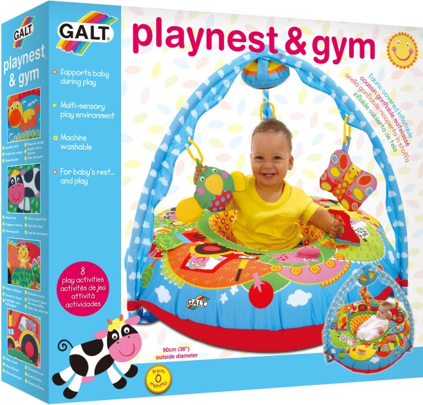 GALT Playnest and Gym Farm Baby Carry Cot