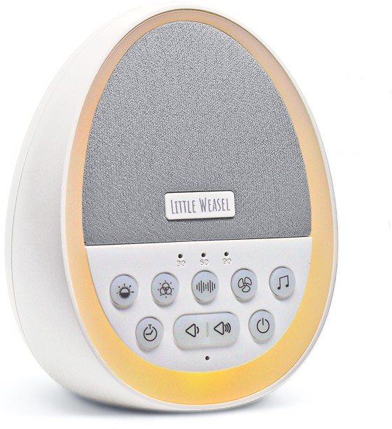 Little Weasel Little Weasel - White Machine / Sleep Sound Speaker and Night Light White Noise Baby Monitor