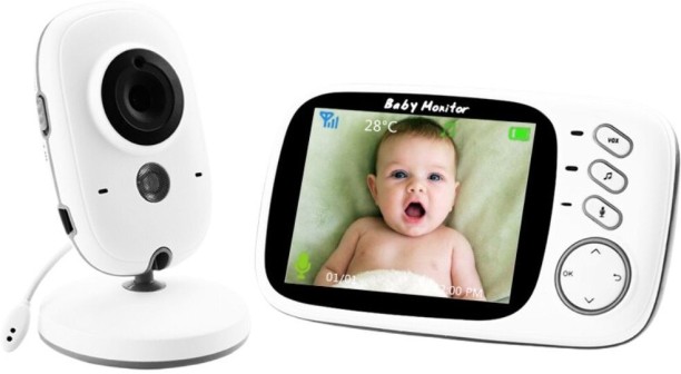 3.5" Baby monitor with audio and night vision LCD Display Baby Video Invigilator Mobile Baby Monitor