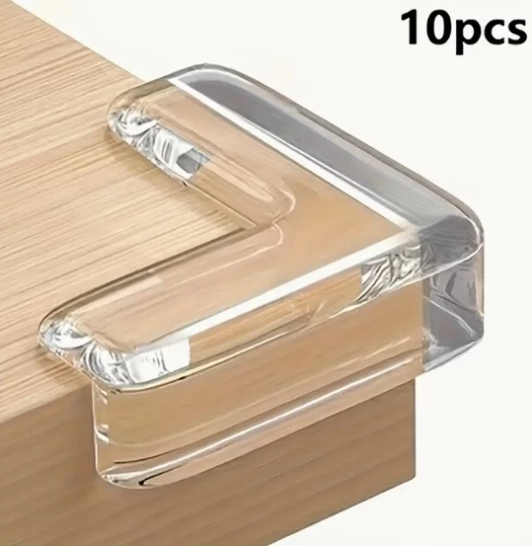 Amity Consulting Group 10pcs Transparent Silicone Corner Protector Set