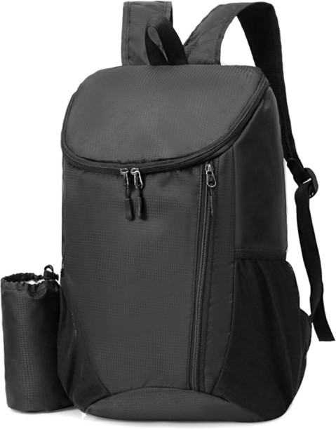 VolaFit 35L Water-Repellent Foldable Nylon Sports Backpack - Black Backpack