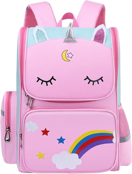 Generic ids Backpack for Girls Kindergarten Girls Backpacks Ages 4-6 Children Preschool Bookbag 15inch School bags 4 5 6 Years Old Backpack