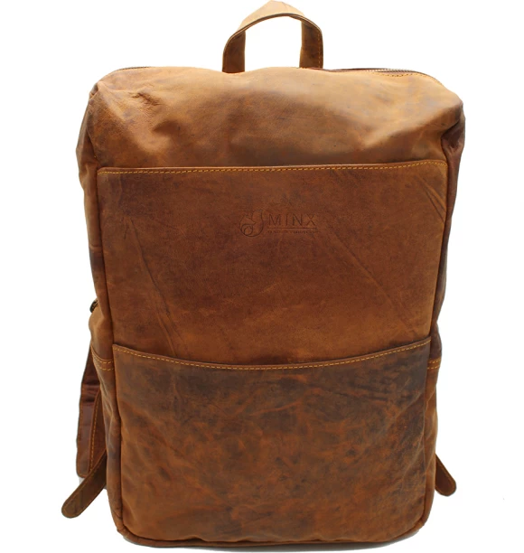 Minx Bora Genuine Leather Laptop Backpack Laptop Backpack