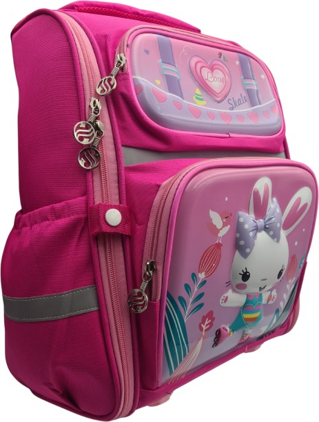 Hush Finds BAG LONG ZIP BUNNY Waterproof School Bag