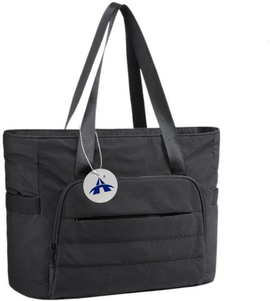 ALANES Yoga Tote Bag with Yoga Mat Strap Shoulder Bag for Travel Gym Work Multipurpose Bag