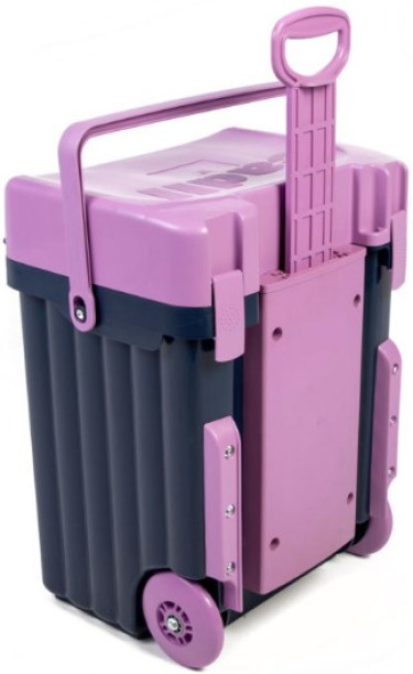 Cadii School Bag (Navy & Lilac) Waterproof School Bag